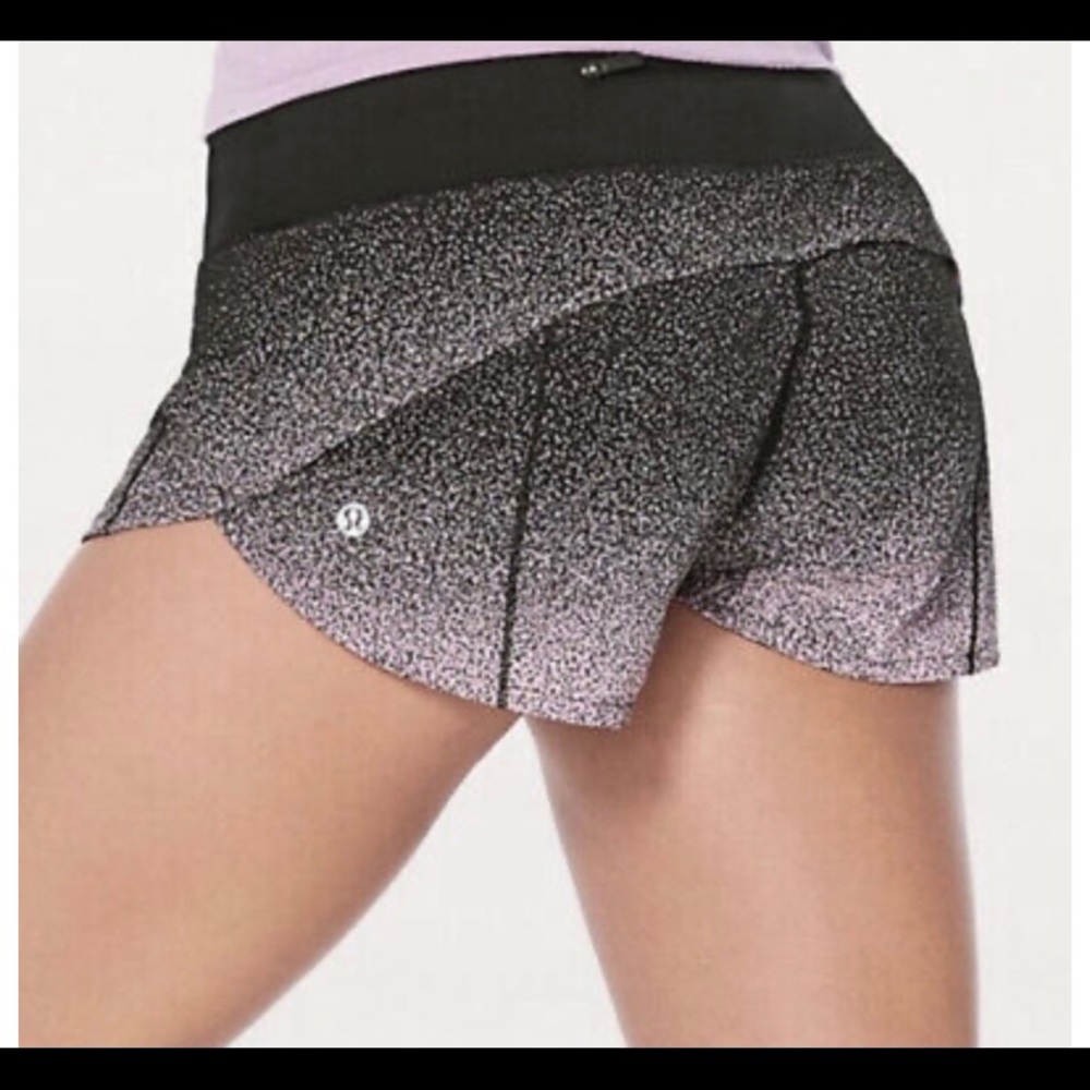 Lululemon Ombré Speed Up Shorts